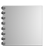 Broschüre mit Metall-Spiralbindung, Endformat Quadrat 29,7 cm x 29,7 cm, 100-seitig